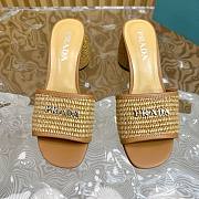 Prada Raffia Sandals High Heels - 1