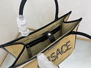 VERSACE BEIGE LA VACANZA COLLECTION SHOPPER BAG - 40x16x29cm - 3