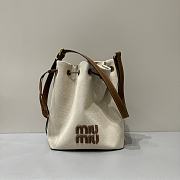 Miu Miu Canvas Bucket Bag - 22cm and 29cm - 1