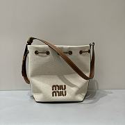 Miu Miu Canvas Bucket Bag - 22cm and 29cm - 6