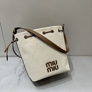 Miu Miu Canvas Bucket Bag - 22cm and 29cm - 4