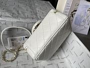 Chanel Camera White Bag - 11.5x16x6cm - 6