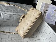 	 Chanel Camera Beige Bag - 11.5x16x6cm - 6