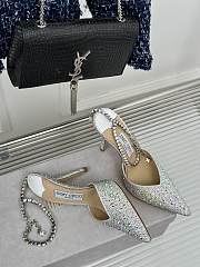 Jimmy Choo Saeda 100 Embellished Pointed-Toe Pumps - 2