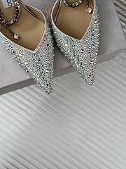 Jimmy Choo Saeda 100 Embellished Pointed-Toe Pumps - 3