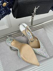 Jimmy Choo Saeda 100 Embellished Pointed-Toe Pumps - 4