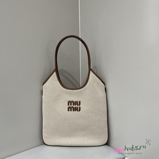 Miu Miu Ivy Canvas Tote - 40x35cm - 1