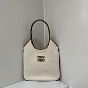 Miu Miu Ivy Canvas Tote - 40x35cm - 1