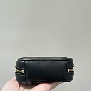 Miu Miu Mini Arcadie Leather Black Bag - 10.5x4cm - 6