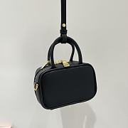 Miu Miu Mini Arcadie Leather Black Bag - 10.5x4cm - 5