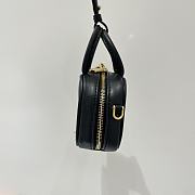 Miu Miu Mini Arcadie Leather Black Bag - 10.5x4cm - 3