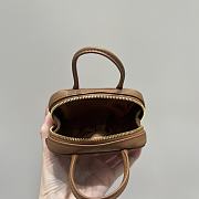 	 Miu Miu Mini Arcadie Leather Brown Bag - 10.5x4cm - 5