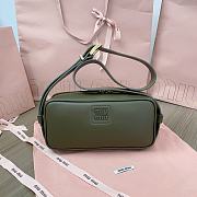 Miu Miu logo-plaque Leather Shoulder Bag - 24x11.5x7cm - 3