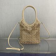 Miu Miu Satin handbag with synthetic crystals - 24x20cm - 2