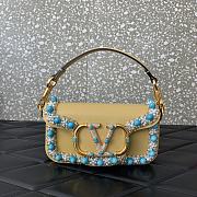 Valentino Garavani Loco Small VLOGO Jewel Beaded Chain Shoulder Bag - 19x10.5x5cm - 1