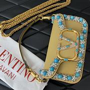 Valentino Garavani Loco Small VLOGO Jewel Beaded Chain Shoulder Bag - 19x10.5x5cm - 3