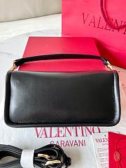 Valentino Vlogo 1960 Signature Black Bag - 26x13x9cm - 2