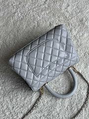 Chanel Coco Handle Grey Caviar Leather - 23cm - 2