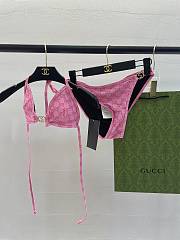 Gucci GG Ebony Pink Bikini  - 2