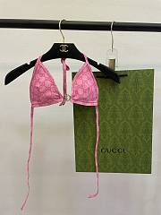 Gucci GG Ebony Pink Bikini  - 4