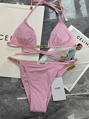 Celine Pink Bikini - 1