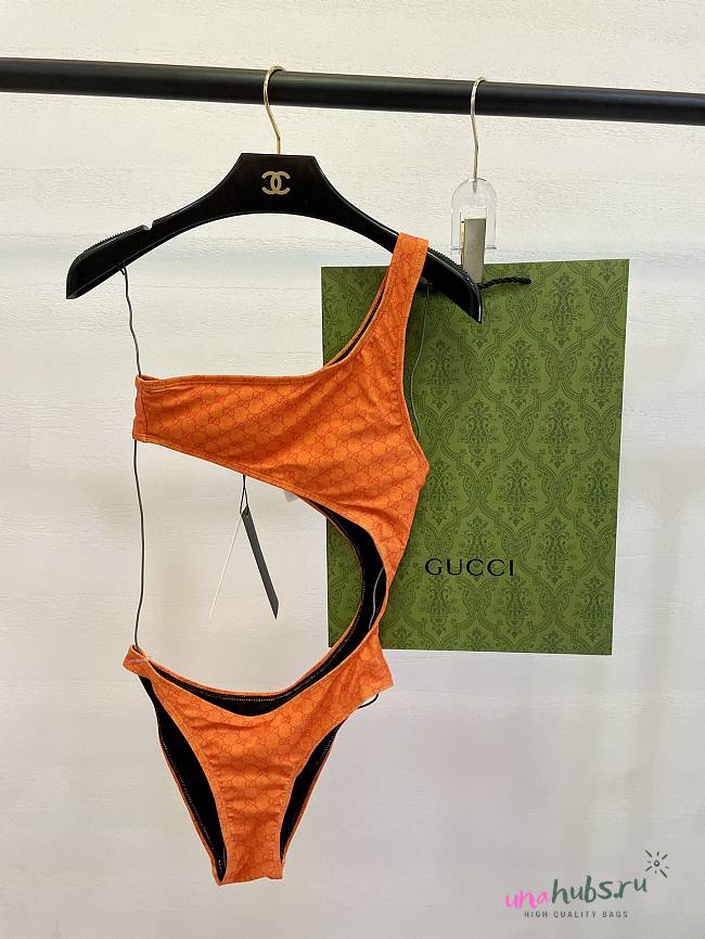 Gucci GG Ebony Cut Out Swimwear - 1