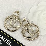 Chanel Loop CC Logo Earrings - 3