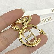 Dior Gold Loop Earrings - 5