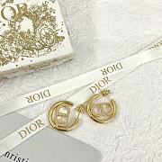 Dior Gold Loop Earrings - 3