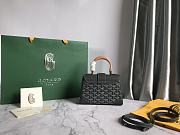 Goyard Mini Souple Grey Handle Bag - 20x14.5×9cm - 4