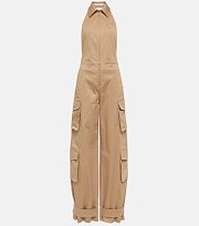 Valentino Cotton cargo overalls jumpsuit - 1