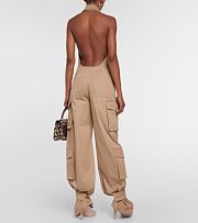 Valentino Cotton cargo overalls jumpsuit - 5