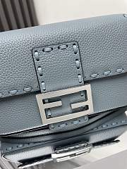 	 Fendi Baguette Mini Blue - 20*5*13CM - 4