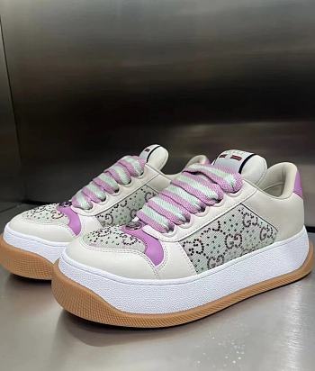 Gucci Screener Sneakers Purple&Mint