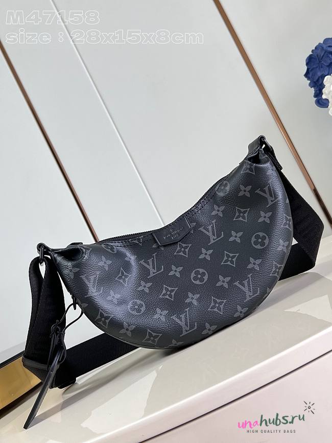 Louis Vuitton Hamac PM Bag Black Monogram - 1