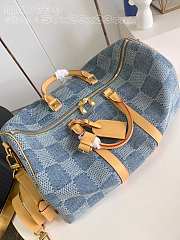 Louis Vuitton Keepall Denim Monoogram - 50 x 29 x 23  - 6