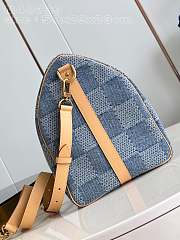 Louis Vuitton Keepall Denim Monoogram - 50 x 29 x 23  - 4