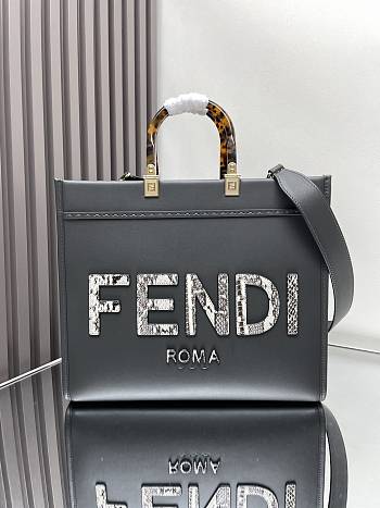 Fendi Sunshine Tote Black - 35x17x31CM