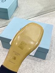 Prada Leather White Slides - 2