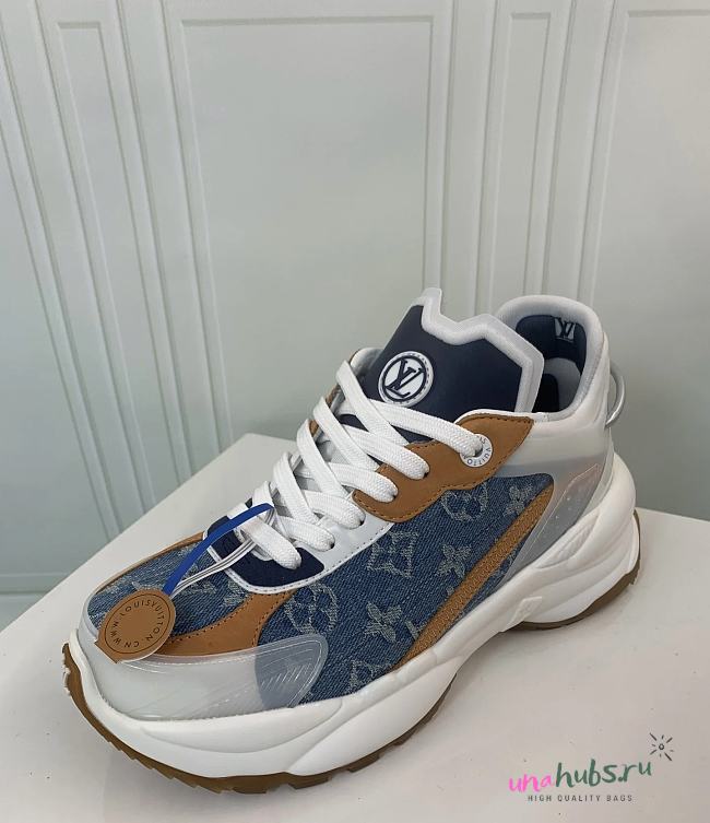 Louis Vuitton Run 55 Denim Sneakers - 1