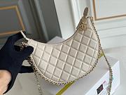 Chanel 23P Hobo Beige Leather Bag - 20x15x6cm - 6