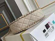 Chanel 23P Hobo Beige Leather Bag - 20x15x6cm - 4