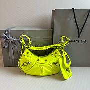 Balenciaga Le Cagole XS Shoulder Bag Neon Yellow - 4