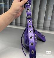 Balenciaga Le Cagole XS Shoulder Bag Purple  - 3