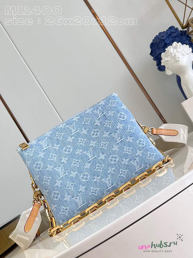 Louis Vuitton Coussin PM Light Denim - 26x20x12cm - 1