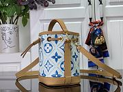 Louis Vuitton Nano Neo Tiles Canvas Coral Blue - 13x16x10cm - 5