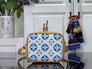 Louis Vuitton Nano Neo Tiles Canvas Coral Blue - 13x16x10cm - 4