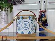 Louis Vuitton Nano Neo Tiles Canvas Coral Blue - 13x16x10cm - 3