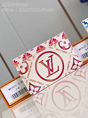 Louis Vuitton Card Holder Coral color - 11 x 7 x 0.5 cm - 2