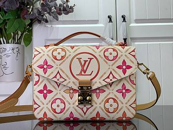 Louis Vuitton Pochette Metis Coral Bag - 25 x 19 x 7 cm